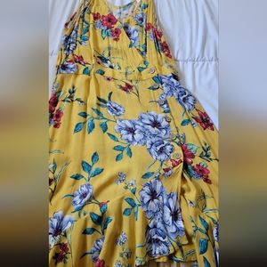 Yellow flower dress